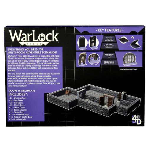 WarLock Tiles: Doors & Archways - Wizkids