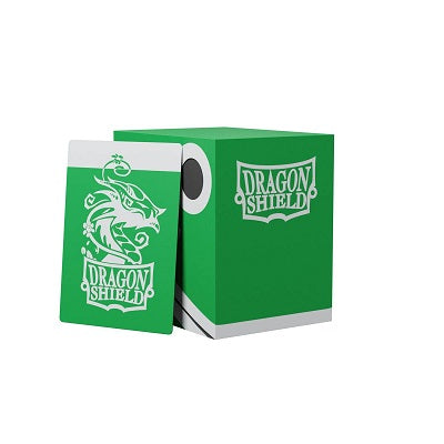 Dragon Shield Double Deck Shell - Green/Black - Arcane Tinmen