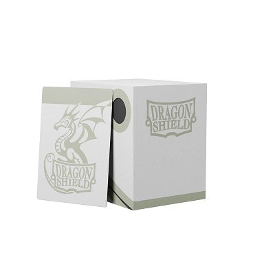 Dragon Shield Double Deck Shell - White/Black - Arcane Tinmen