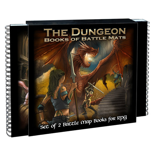 The Dungeon Books of Battle Mats (2 Book Set) - Loke Battlemats
