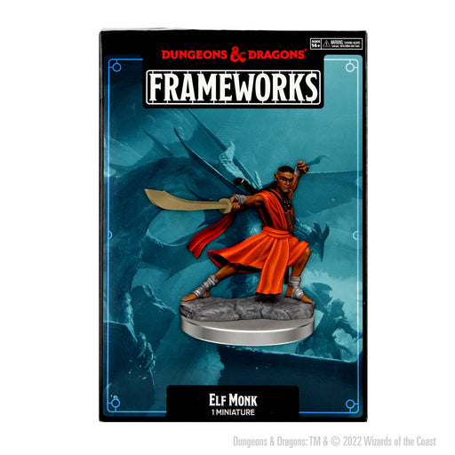 D&D Frameworks: Elf Monk Male - Wizkids