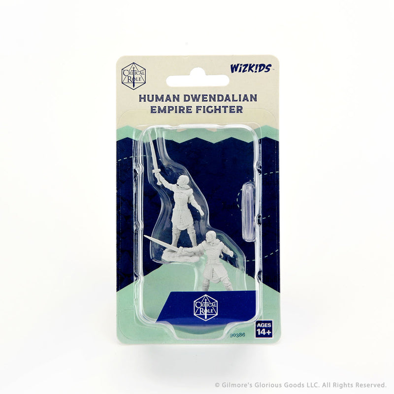 Critical Role Unpainted Miniatures: Human Dwendalian Empire Fighter Female - Wizkids