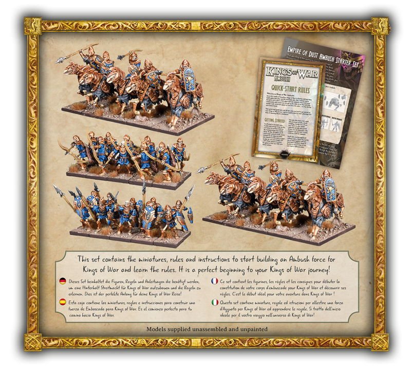 Empire of Dust Ambush Starter Set - Kings of War - Mantic Games