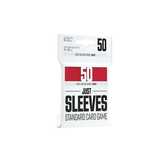 Gamegenic Just Sleeves - Standard Card Game - Red (50 ct.) - Gamegenic