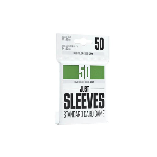 Gamegenic Just Sleeves - Standard Card Game - Green (50 ct.) - Gamegenic