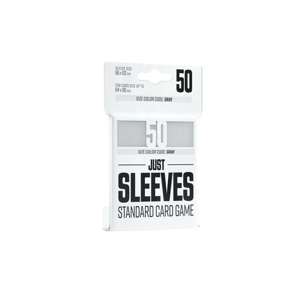 Gamegenic Just Sleeves - Standard Card Game - White (50 ct.) - Gamegenic