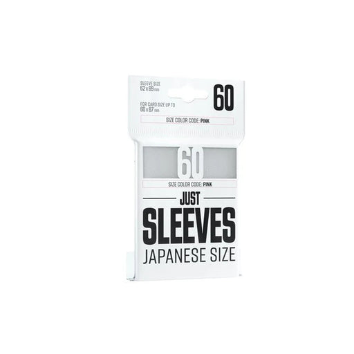 Gamegenic Just Sleeves - Japanese Size - White (60 ct.) - Gamegenic