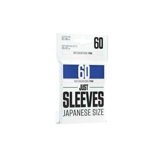 Gamegenic Just Sleeves - Japanese Size - Blue (60 ct.) - Gamegenic