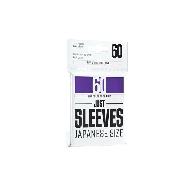 Gamegenic Just Sleeves - Japanese Size - Purple (60 ct.) - Gamegenic