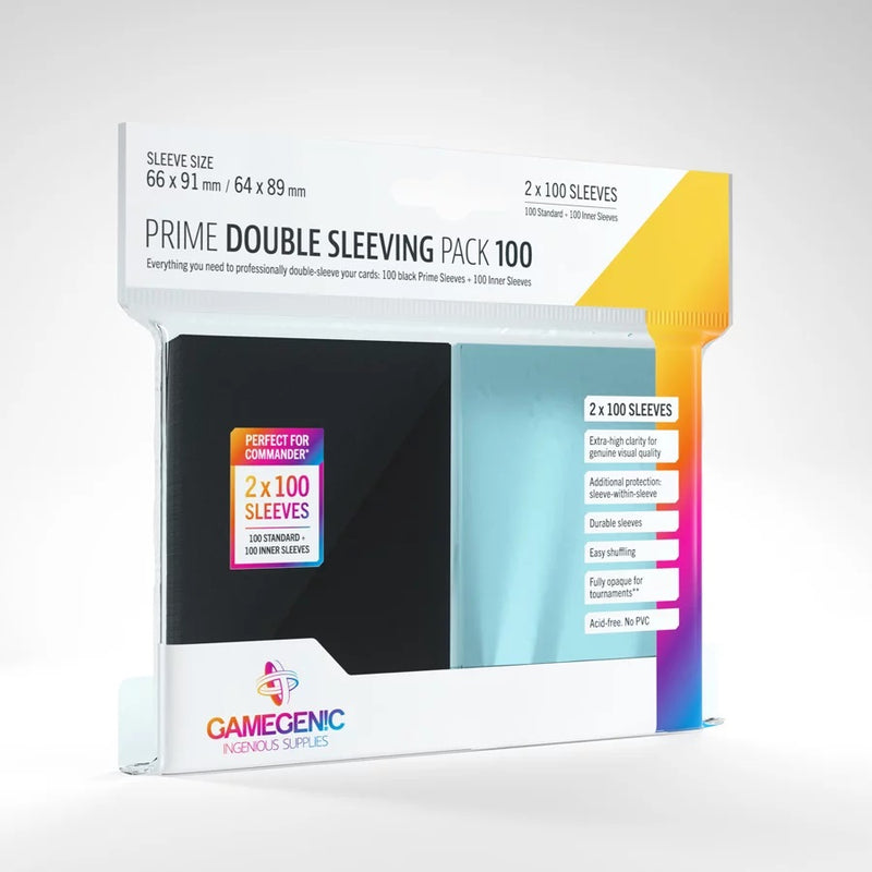 Gamegenic Prime Double Sleeving Pack 100 - Gamegenic