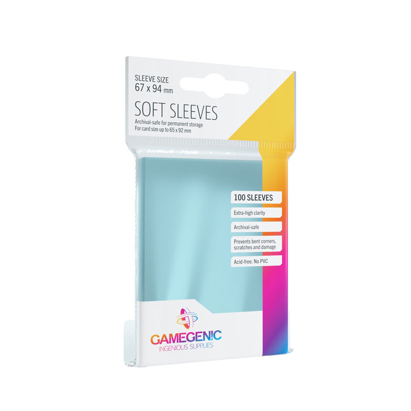 Gamegenic Soft Sleeves (100 ct.) - Gamegenic