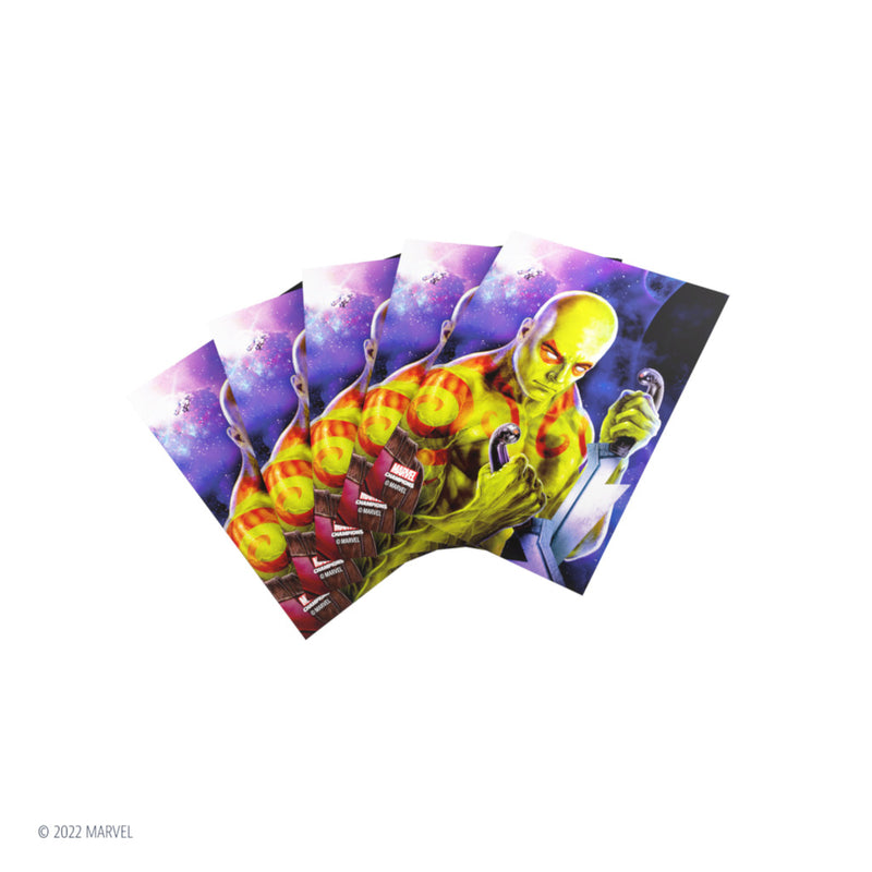 Gamegenic Marvel Champions Fine Art Sleeves - Drax - Gamegenic