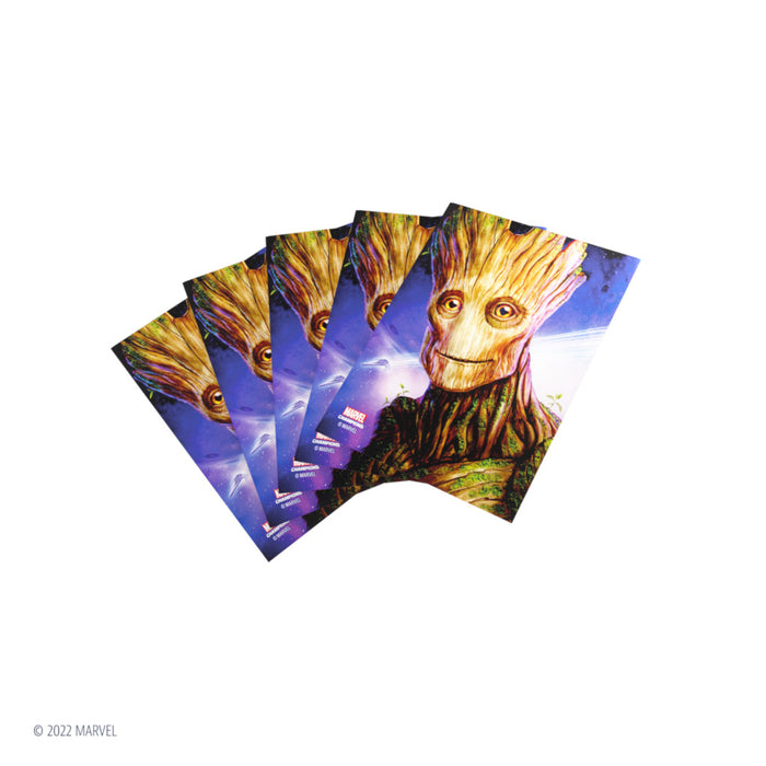 Gamegenic Marvel Champions Fine Art Sleeves - Groot - Gamegenic