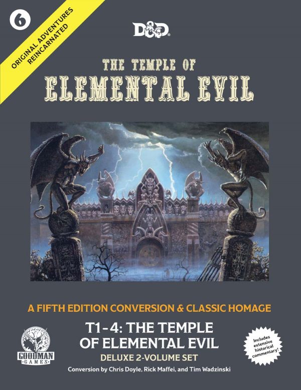 Original Adventures Reincarnated #6: Temple of Elemental Evil 5E - Goodman Games