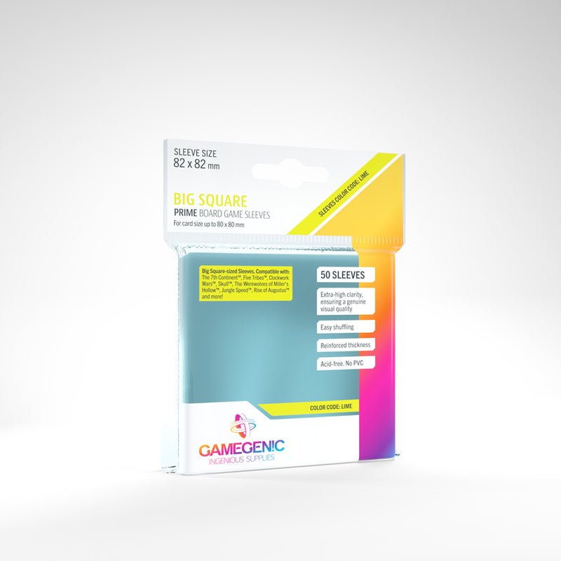 Gamegenic Prime Big Square-sized sleeves 82x82mm (50) - Gamegenic