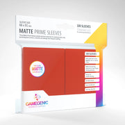 Gamegenic Matte Prime Sleeves Red (100 ct.) - Gamegenic