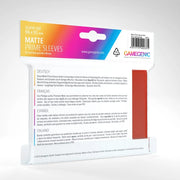 Gamegenic Matte Prime Sleeves Red (100 ct.) - Gamegenic