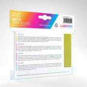 Gamegenic Matte Prime Sleeves Lime (100 ct.) - Gamegenic