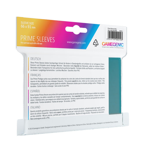 Gamegenic Prime Sleeves Blue (100 ct.) - Gamegenic
