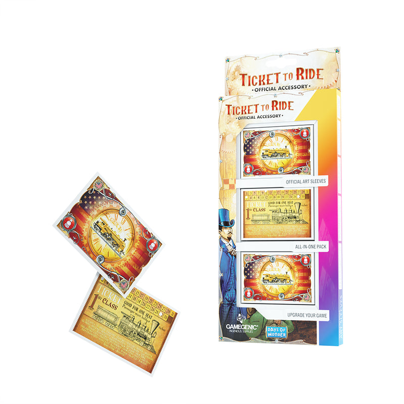 Ticket To Ride Art Sleeves - Classic - Gamegenic