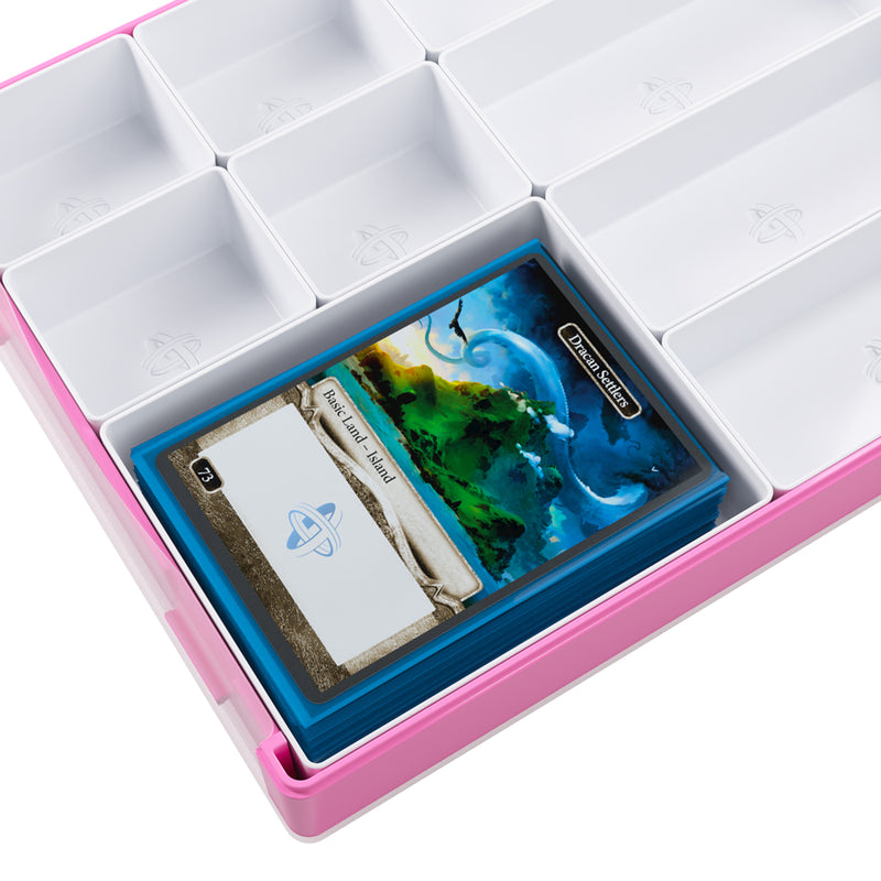 Gamegenic Token Silo - Pink / White - Gamegenic