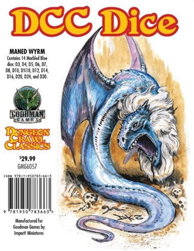 Dungeon Crawl Classics RPG: Maned Wyrm Dice Set - Goodman Games