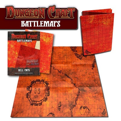Dungeon Craft Battle Map: Hell - 1985 Games