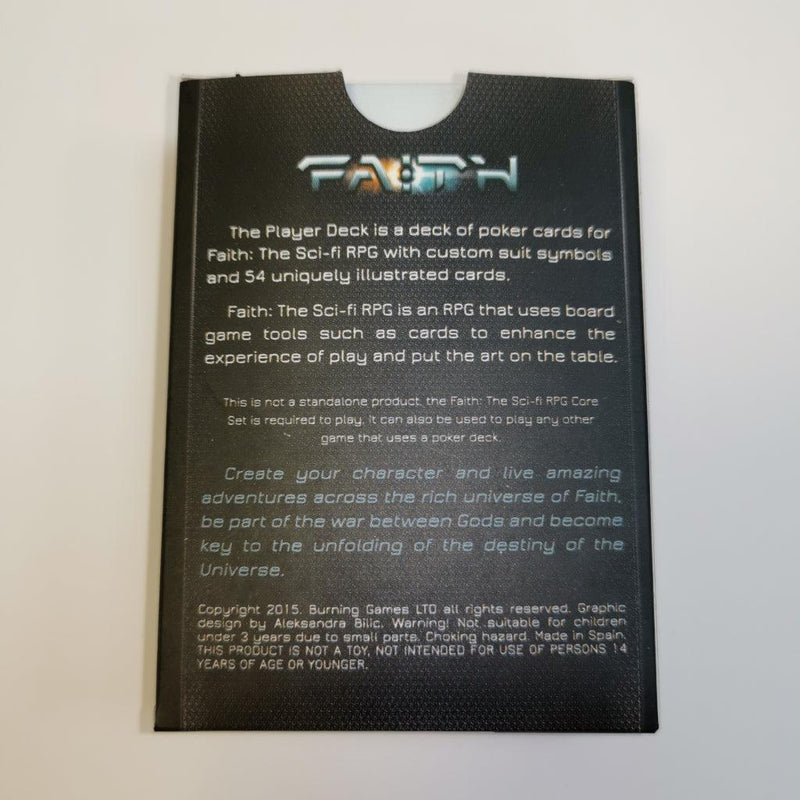 Faith: The Sci-Fi RPG - Core Set Deck - Player Deck - Burning Games