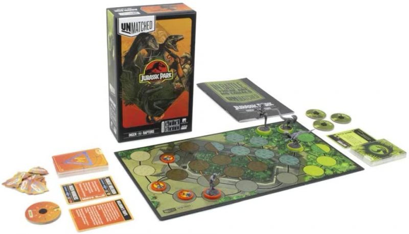 InGen vs The Raptors - Jurassic Park Unmatched - Mondo Games