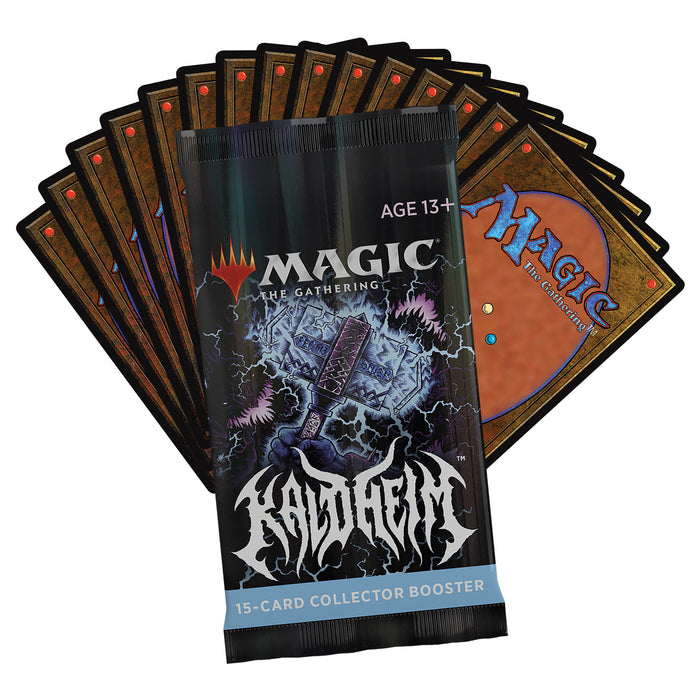 Magic: The Gathering Kaldheim Collector Booster Pack | 15 Magic Cards - Wizards Of The Coast