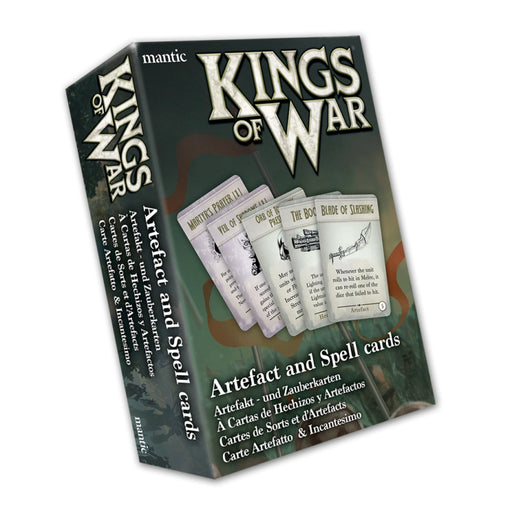 Artefact & Spell Cards – Kings of War - Mantic Games