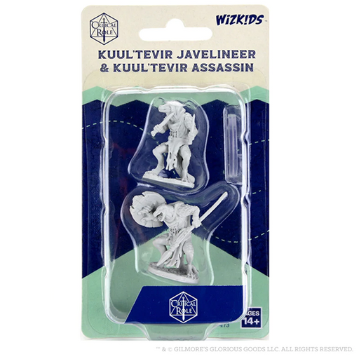 Kuul'tevir Javelineer & Assassin: Critical Role Unpainted Miniatures (W2) - Wizkids