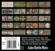 Towns and Taverns: Little book of Battle Mats - Loke Battlemats