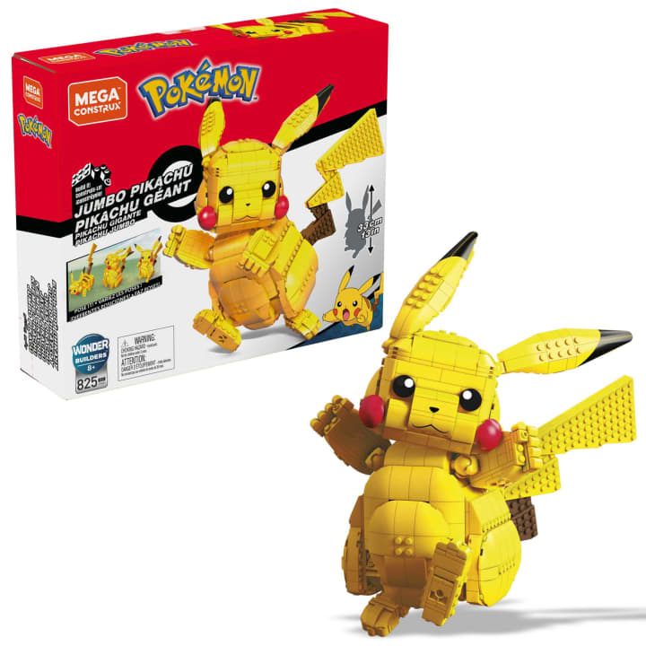 Mega Construx Pokemon Jumbo Pikachu - Mattel Games