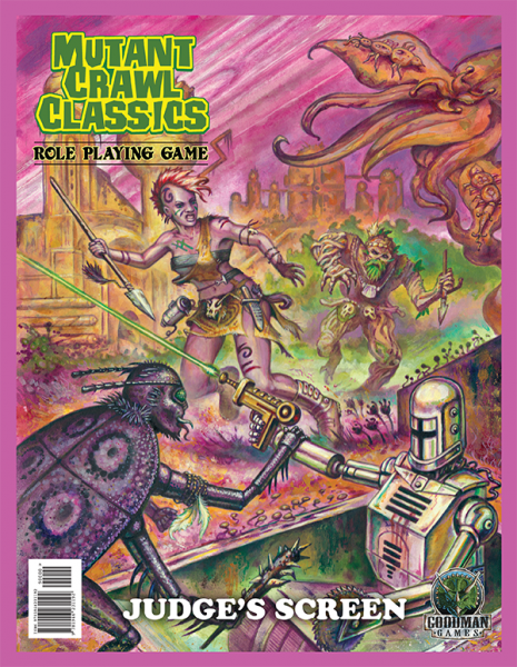 Mutant Crawl Classics Judges Screen - Goodman Games
