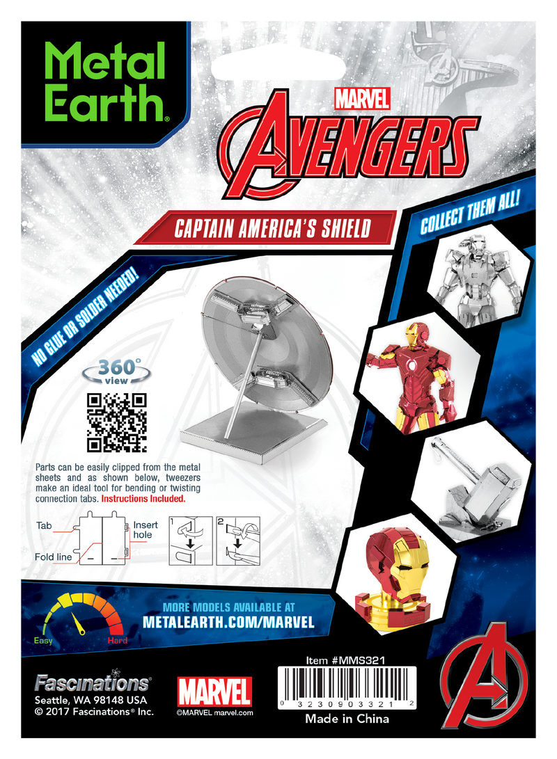 Captain America's Shield - Metal Earth - Metal Earth
