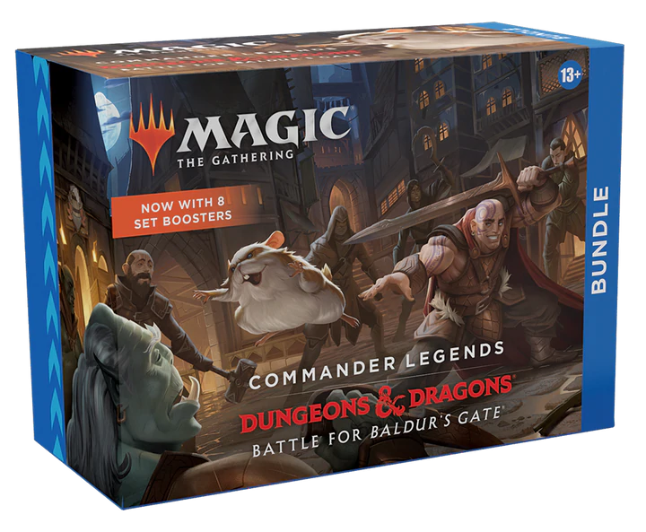 Magic: The Gathering Commander Legends: Battle for Baldur’s Gate Bundle | 8 Set Boosters + Accessories - Wizards Of The Coast