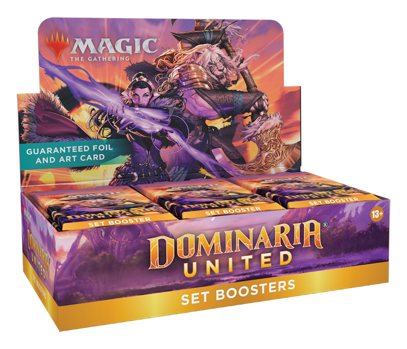 Magic: The Gathering Dominaria United Set Booster Box | 30 Packs + Box Topper Card (361 Magic Cards) - Wizards Of The Coast