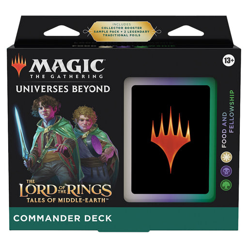 Magic: The Gathering The Lord of the Rings: Tales of Middle-earth Commander Deck - (100-Card Deck, 2-Card Collector Booster Sample Pack + Accessories) - Wizards Of The Coast