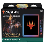 Magic: The Gathering The Lord of the Rings: Tales of Middle-earth Commander Deck - (100-Card Deck, 2-Card Collector Booster Sample Pack + Accessories) - Wizards Of The Coast