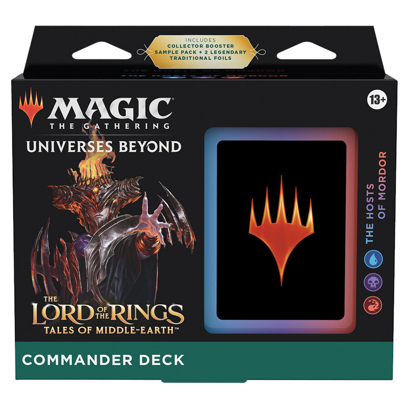 Magic: The Gathering The Lord of the Rings: Tales of Middle-earth Commander Deck - (100-Card Deck, 2-Card Collector Booster Sample Pack + Accessories) - Wizards Of The Coast