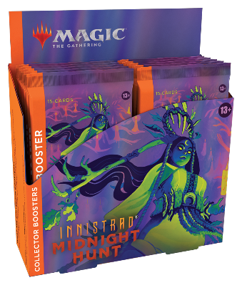 Magic: The Gathering Innistrad Midnight Hunt Collector Booster Box | 12 Packs (180 Magic Cards) - Wizards Of The Coast