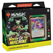 Magic: The Gathering March of the Machine Commander Deck + Collector Booster Sample Pack - Wizards Of The Coast