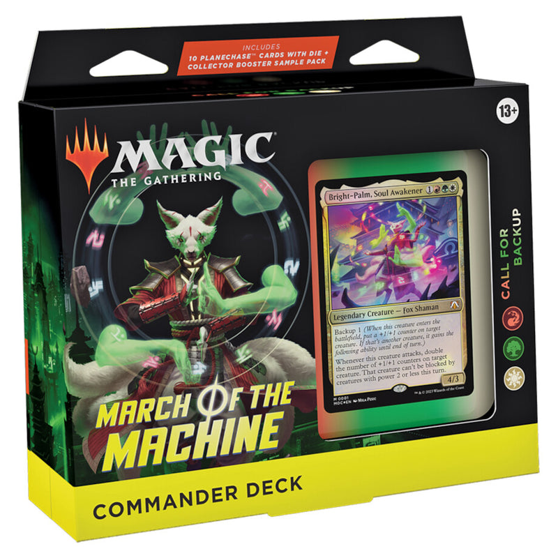 Magic: The Gathering March of the Machine Commander Deck + Collector Booster Sample Pack - Wizards Of The Coast