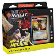 Magic: The Gathering March of the Machine Commander Deck + Collector Booster Sample Pack - Wizards Of The Coast