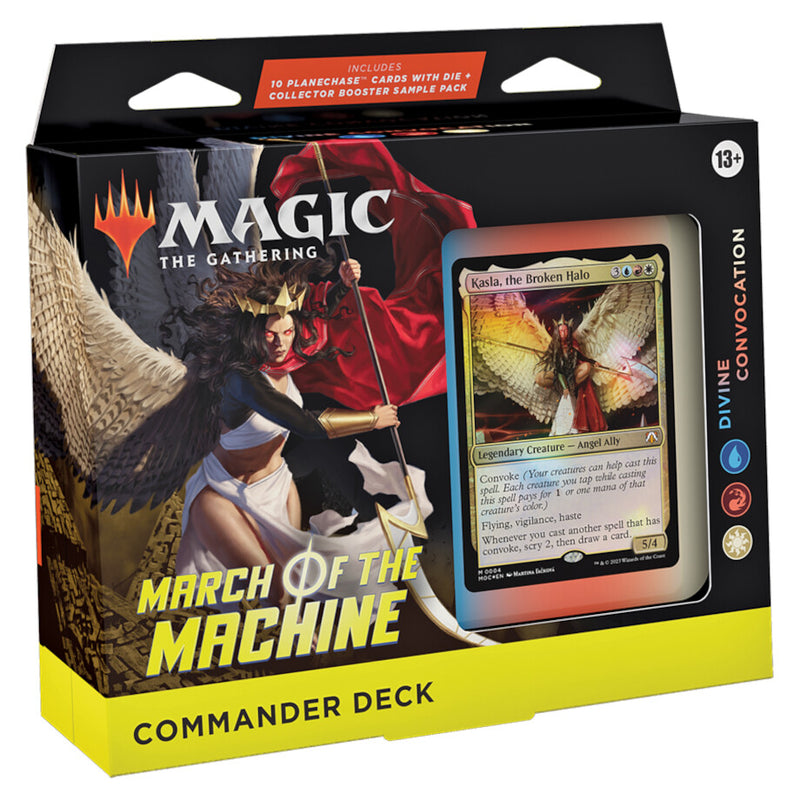 Magic: The Gathering March of the Machine Commander Deck + Collector Booster Sample Pack - Wizards Of The Coast