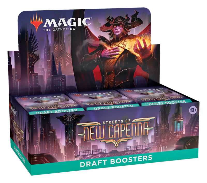 Magic: The Gathering Streets of New Capenna Draft Booster Box | 36 Packs + 1 Box Topper (541 Magic Cards) - Wizards Of The Coast