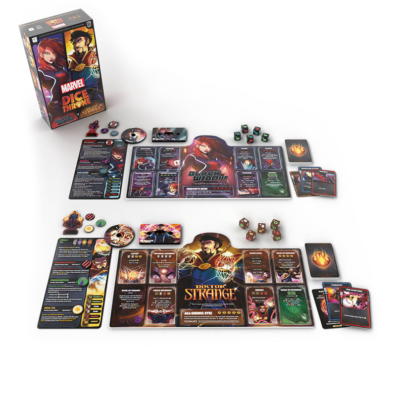 Dice Throne - Marvel - Black Widow vs Doctor Strange - Roxley Games