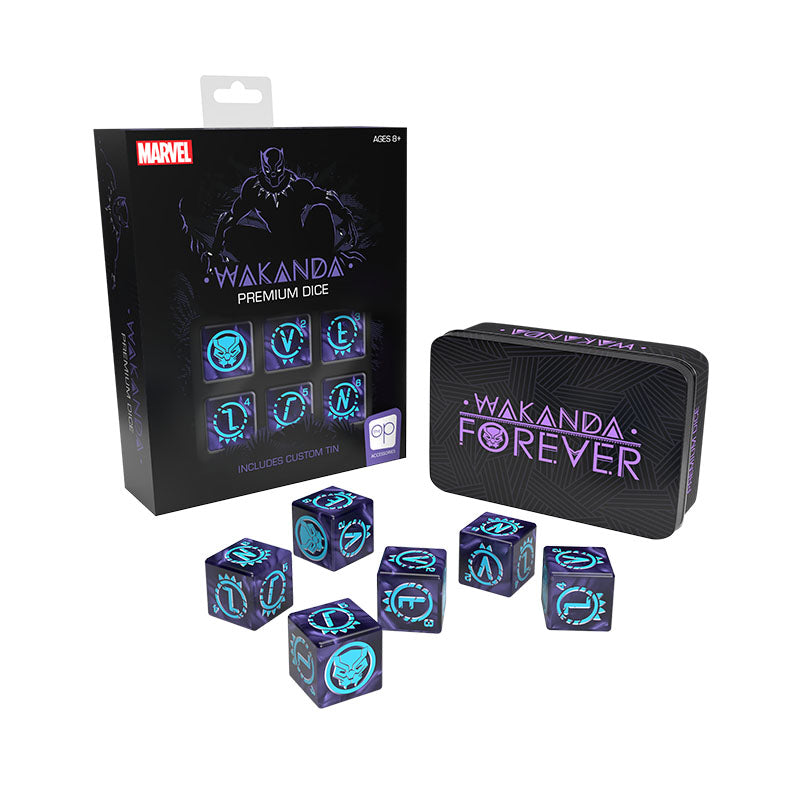 Marvel Black Panther Premium Dice Set - USAopoly