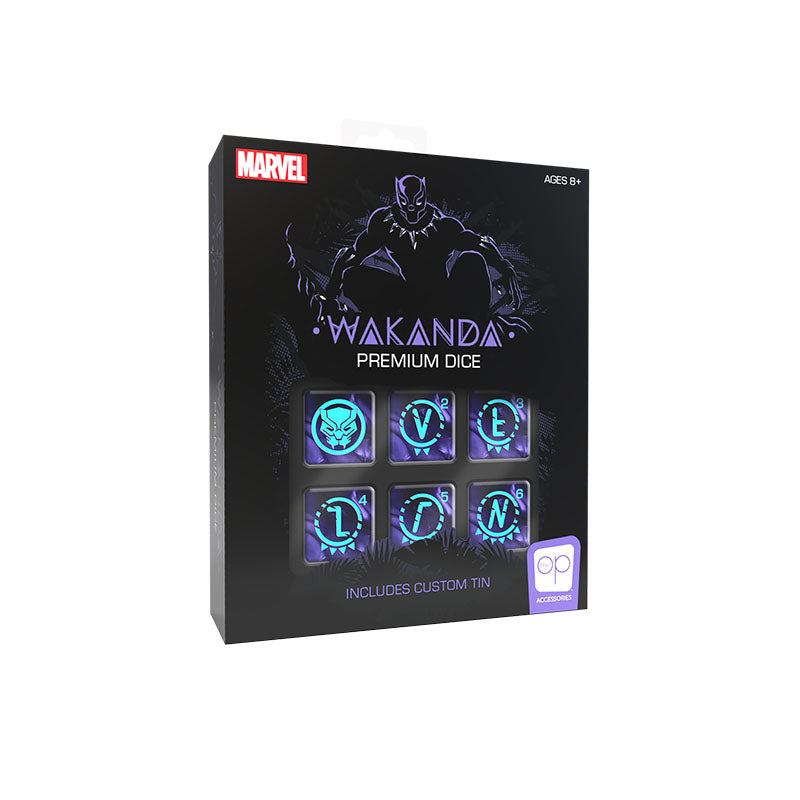 Marvel Black Panther Premium Dice Set - USAopoly